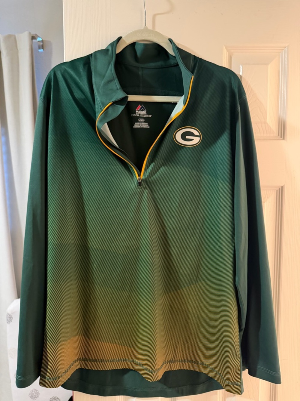 Green Bay Packers Half Zip Activewear